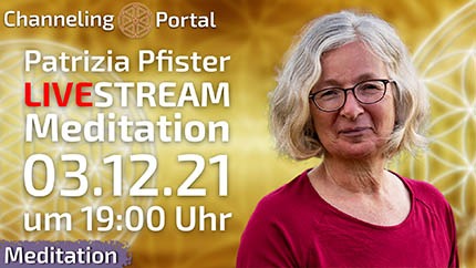 LIVESTREAM Meditation mit Patrizia Pfister | 03.12.21