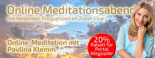 Online Meditationsabend mit heilenden Frequenzen im Zoom Live - Pavlina Klemm