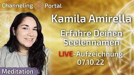 LIVESTREAM Meditation mit Kamila Amirella - 07.10.22 - Aufzeichnung