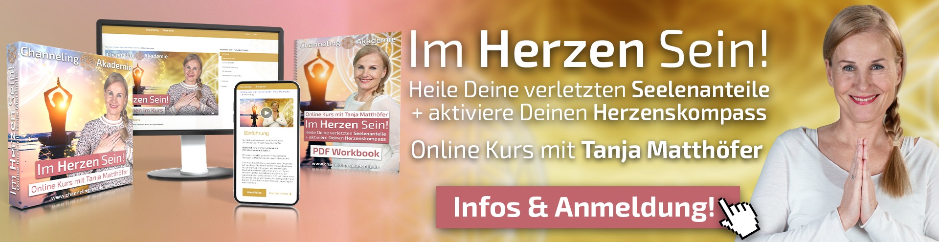 Tanja Matthöfer Im Herzen Sein Online Kurs Werbebanner